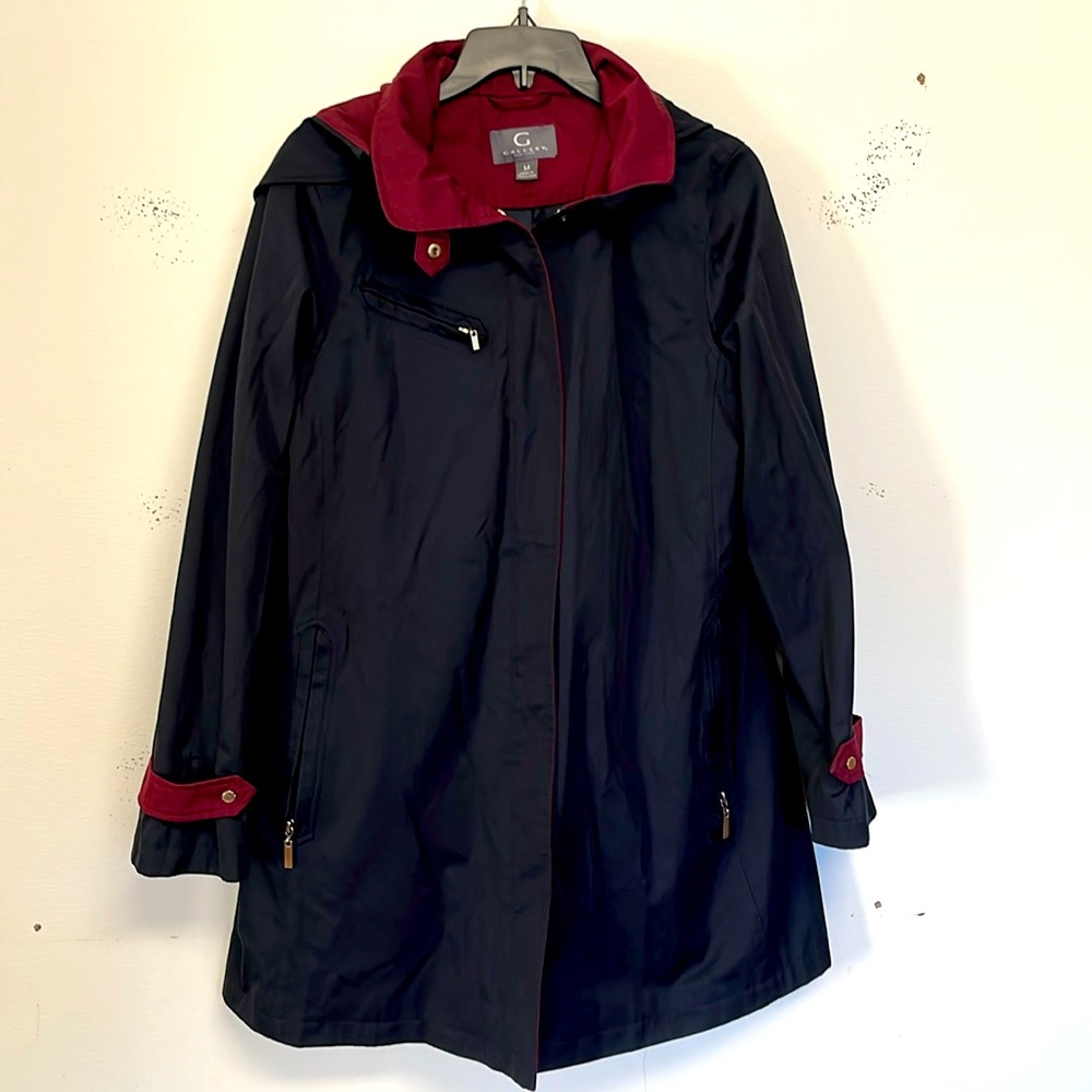 Gallery New York M jacket 🧥 navy blue and burgundy color